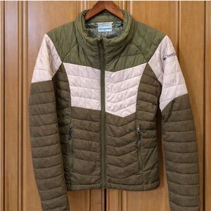 Columbia Omni Heat / Green and White Jack